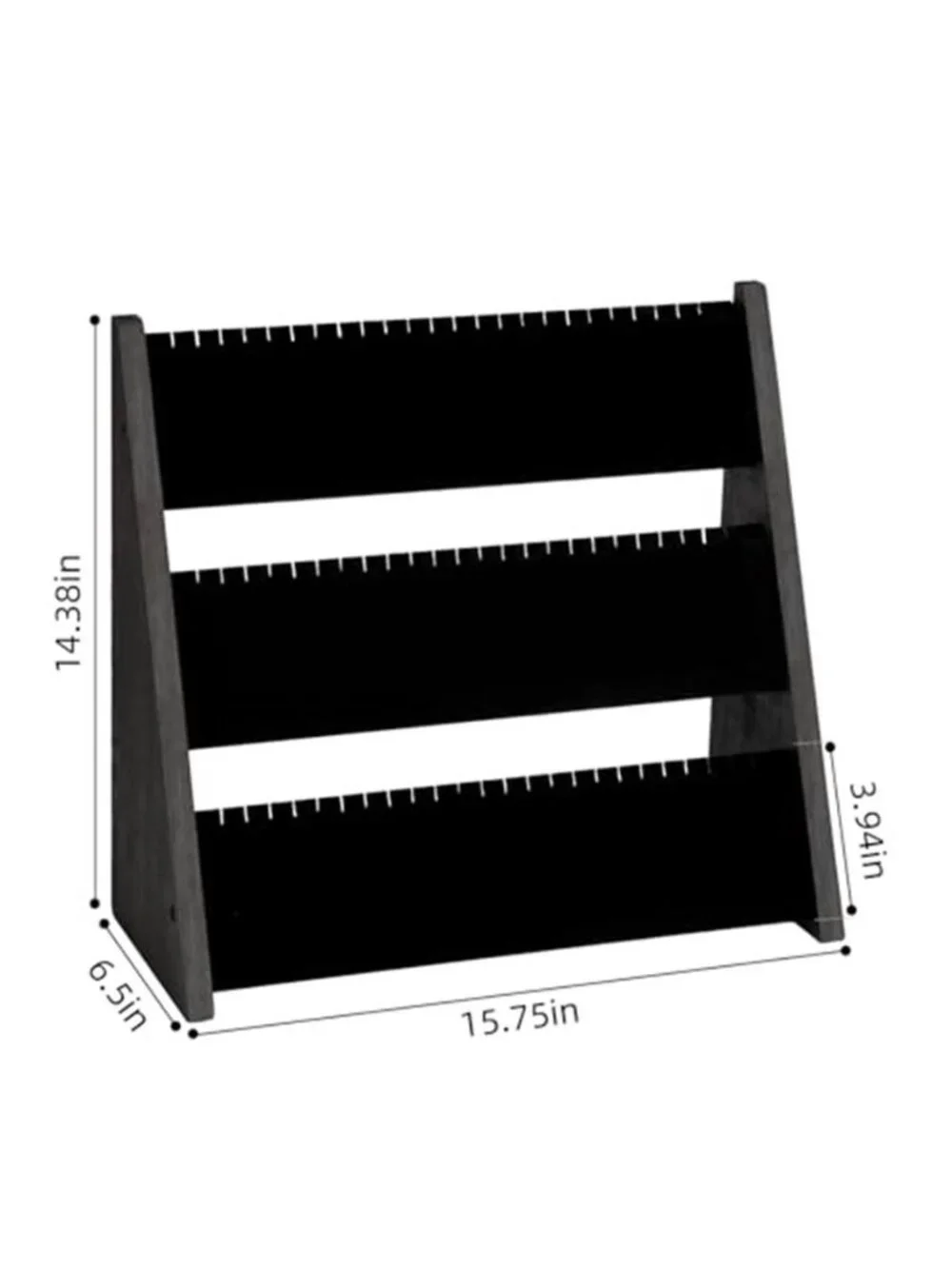 Necklace Organizer, 3-Tier Necklace Holder Jewelry Organizer Stand with Velvet
